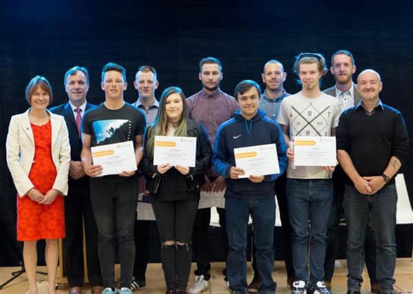 Motor Vehicle students from the Harpur Hill-based training centre receive their awards. Photo: Matthew Jones Photography.