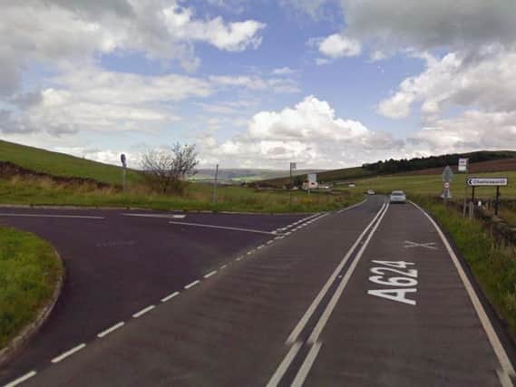 The incident occurred on the A246 near Monk's Road in the Peak District.