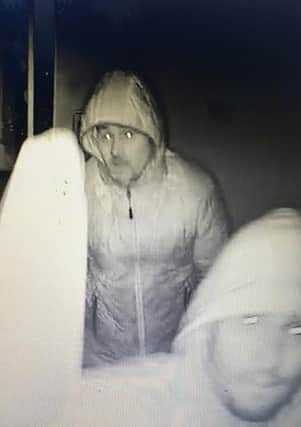 CCTV images released by Tin Man Scrap of alleged offenders.