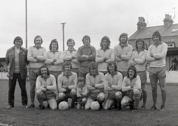 Buxton Advertiser archive, 1973, Buxton FC's Cheshire League winning side