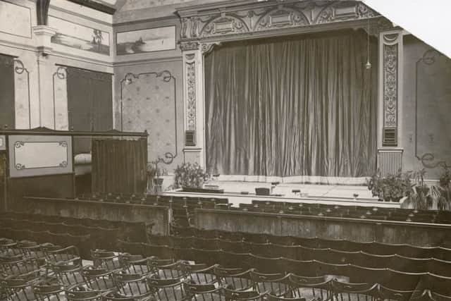 Buxton Advertiser archive, 1920s, Buxton's Hippodrome that became the Playhouse before being incorporated into the Pavilion Gardens as the Paxton Suite and presently the Pavilion Arts Centre