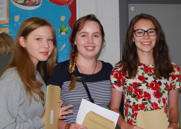 Students from Chapel High School celebrate good GCSE results