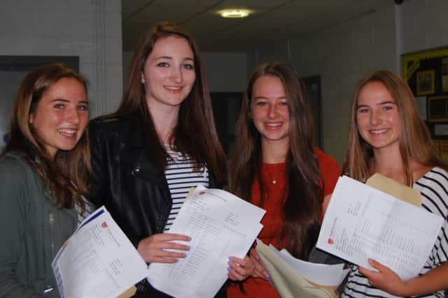 Pupils at Chapel  High School celebrate good GCSE results