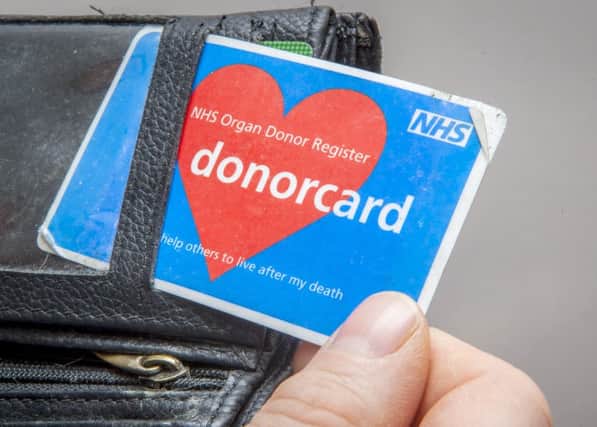 Stock image - Donor Card