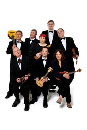 The Ukelele Orchestra of Great Britain play at Buxton Opera House on October 26.