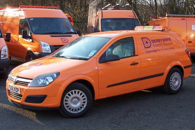 The old look orange vehicle