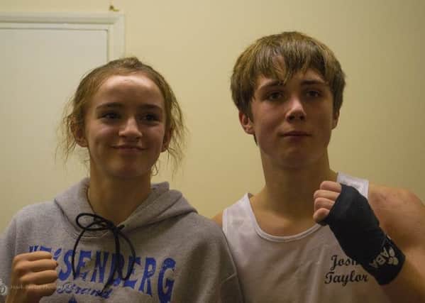BOXING CLEVER -- Kelly Booth and Josh Taylor, of Buxton ABC.
