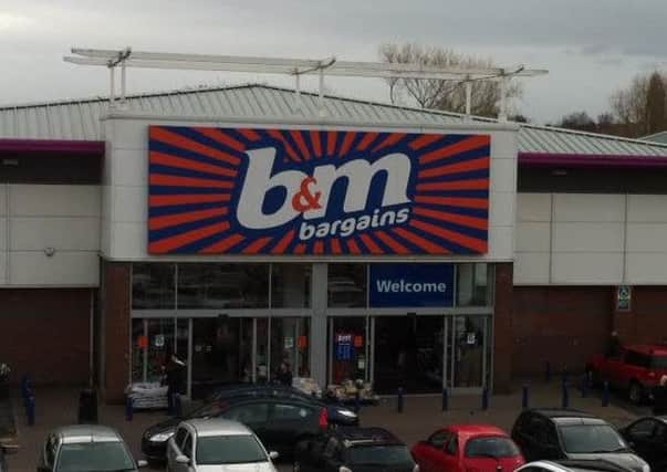 Pictured is B&M could be coming to the High Peak, picture from the Chesterfield store.