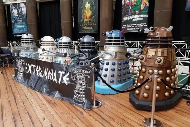 The Daleks were on the hunt for a Time Lord in the Devonshire Dome.