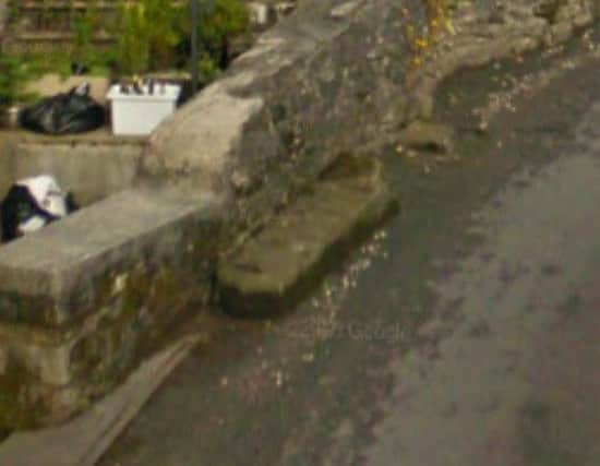The missing stone. Picture: Google.