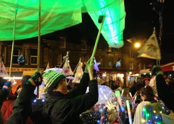 Buxton's first WInter parade organised with the Town Team and Buxton Sparkles.