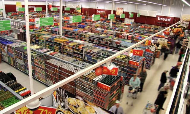 Stock image - Supermarket aisle