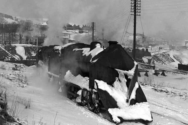 Snow ploughs waiting at Buxton. Photo: ER Morten.
