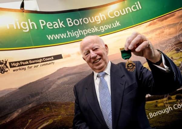Peter Matthews has been made an Honorary Freeman of the Borough.