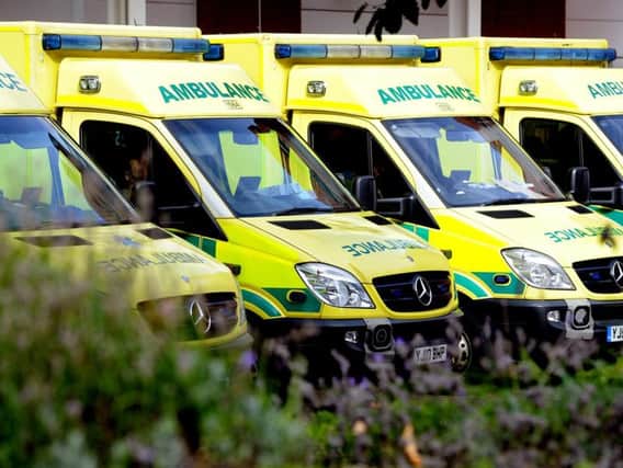 A woman was taken to hospital after the crash in Rowsley.