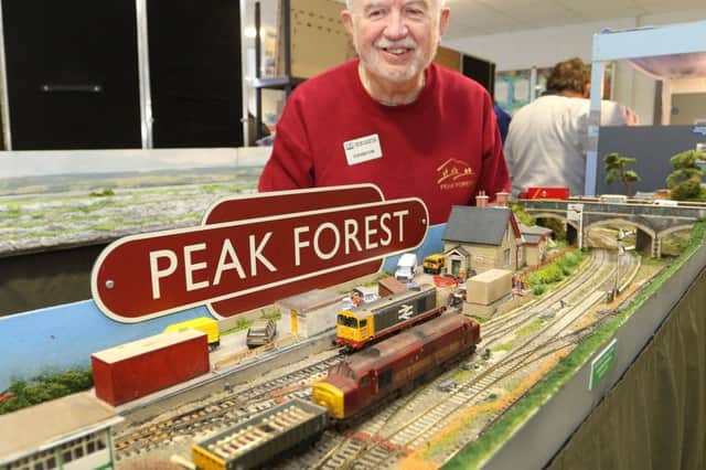 New Miils and District Railway Modellers Exhibition, Christopher Martin with his Peak Forest layout