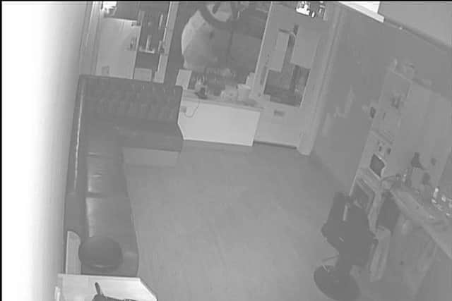 Do you recognise this man who broke into Barbers at No 3 Buxton and stole a charity tin.