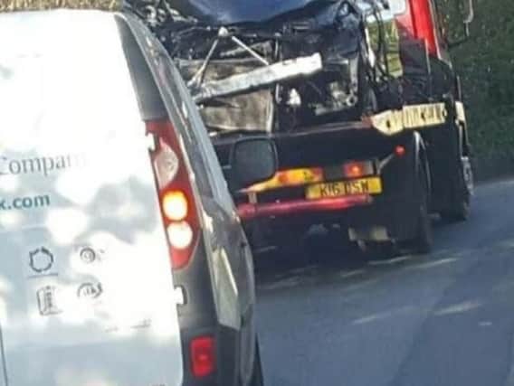 Two people were killed in the crash.