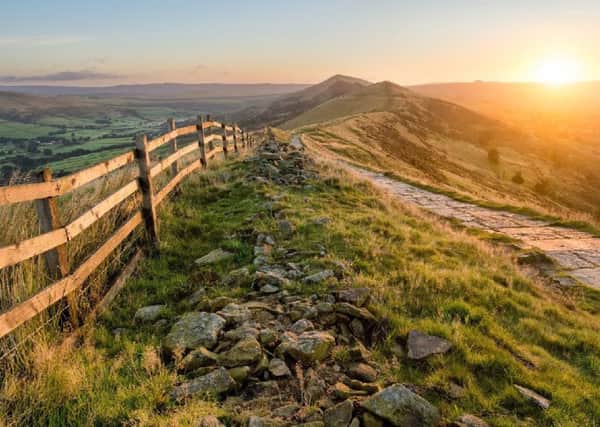 The Great Ridge, Peak District National Park.