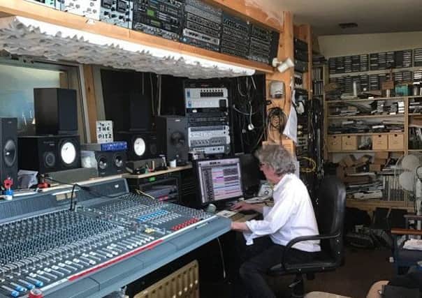 Paul Hopkinson in The Foundry studio, Chesterfield.