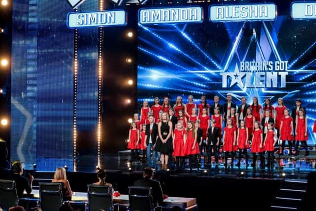 Perfect Pitch from Derbyshire will be singing in the live semi finals of Britain's Got Talent on Friday. Picture ITV