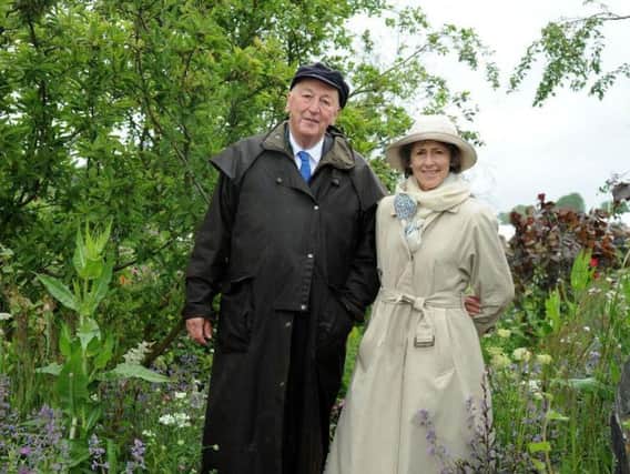 The Duke and Duchess of Devonshire at the show.