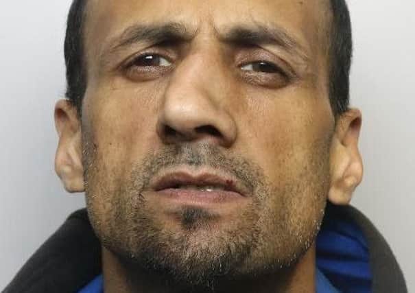 Pictured is shoplifter Mohammed Khan, 42, of Kimberley Street, Salford, who has been jailed for 70 days for three offences in Glossop.