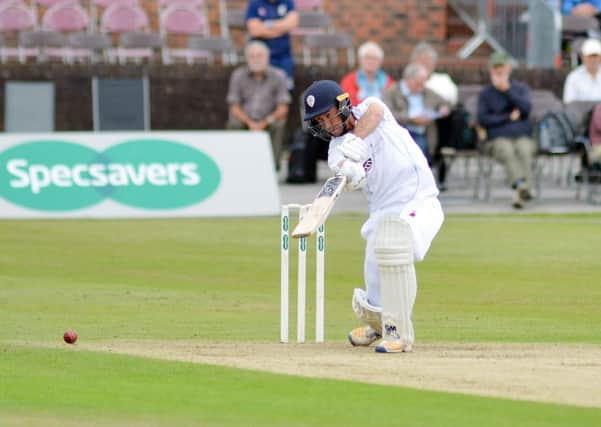 Derbyshire batting at Queen's Park