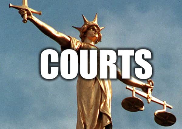 Court hearing.