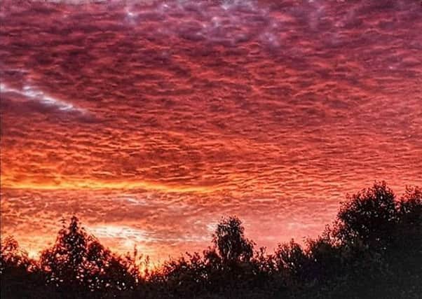 Sunrise over Chesterfield by Viki Shillito.