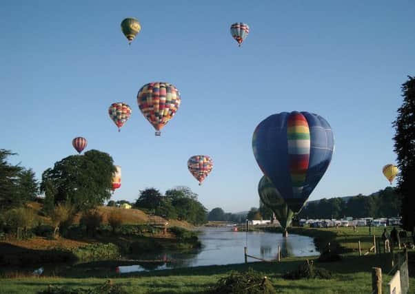 Chatsworth Country Fair balloon show.