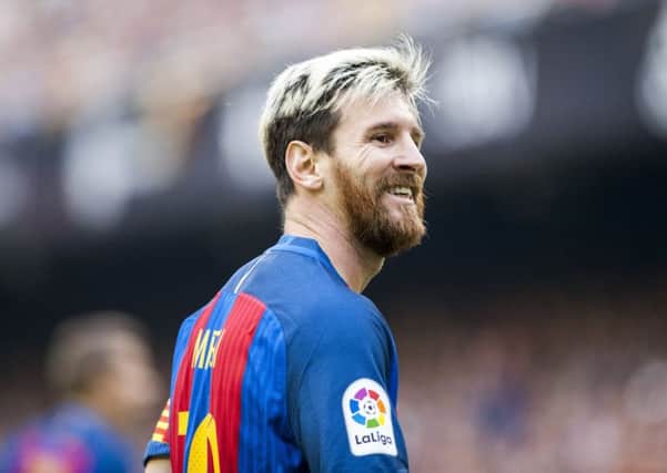 Lionel Messi, who is set to become the subject of an audacious Â£275 million world-record transfer bid by Manchester City, according to today's rumour mill.