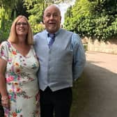 Kathryn and husband Alan a year into their wieghtloss journey