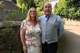 Kathryn and husband Alan a year into their wieghtloss journey