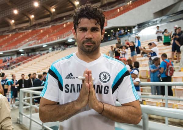 Chelsea striker Diego Costa, who is the subject of a final 'take-it-or-leave-it' offer of £57 million from Atletico Madrid, according to today's rumour mill.