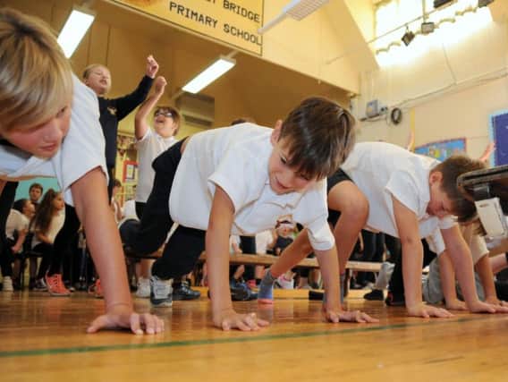 Children at Whaley Bridge Primary School were put through their paces during a special sports day.