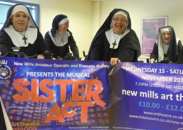 New Mills and District Amateur Operatic and Dramatic Society is presenting Sister Act at New Mills Art Theatre.