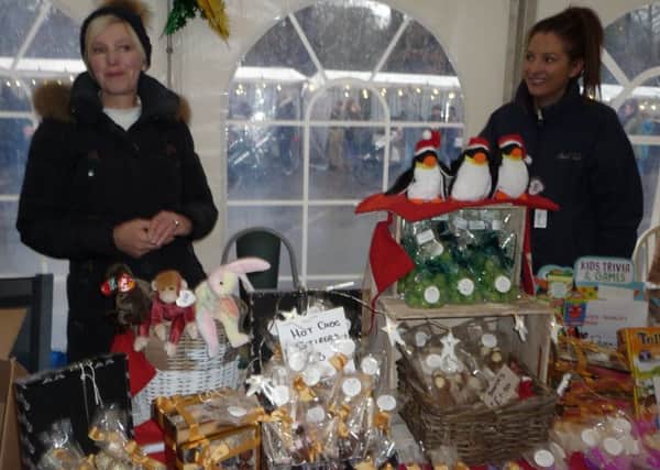 Christmas fair at Chapel en le Frith in aid of Blythe Hospice.