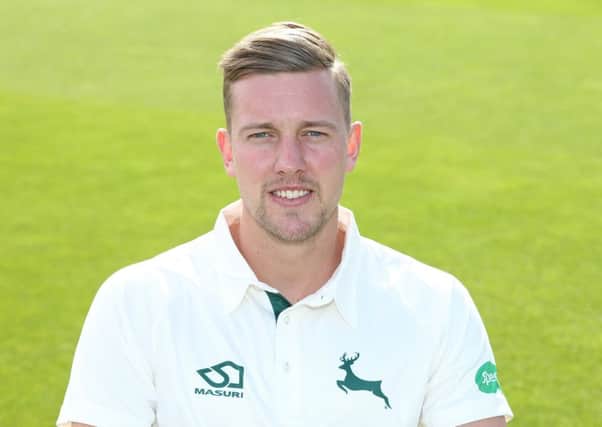 Jake Ball claimed the wicket of David Warner as England started well.