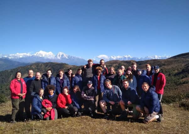Jack Maney from Whaley Bridge made the journey to Nepal to help build a school with his Fire and Rescue Cadets