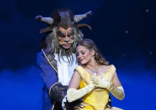 Belle and the Beast. Photo courtesy of Whitefoot Photography
