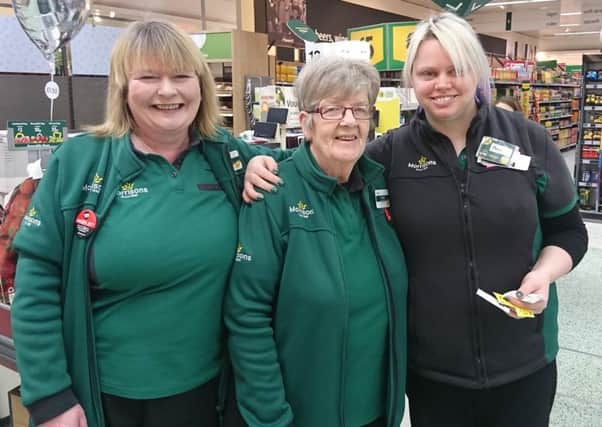 Evelyn Mather is retiring from Morrisons after working for the Buxton store for 25 years.