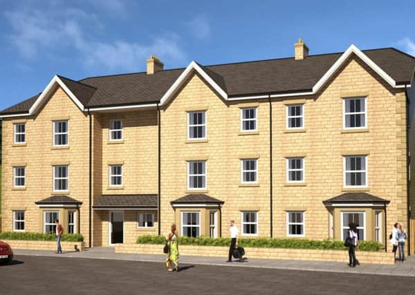An artist impression of the new Â£3m Dale Valley View supported living apartments in Buxton.