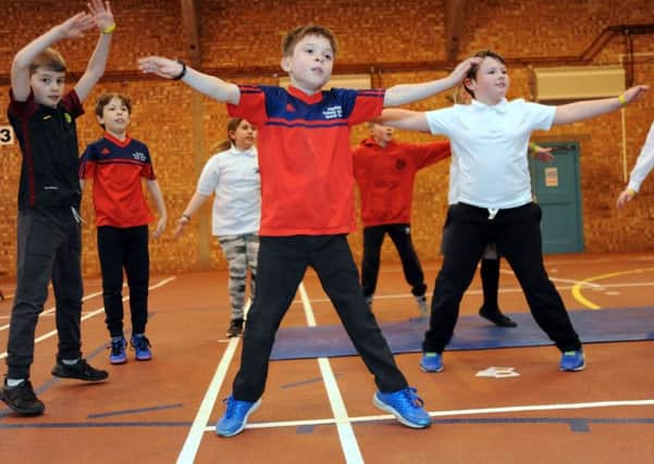 Pupils from local schools get active at the Fairfield Centre.