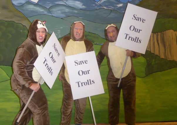 Bradwell Players production of Billy Goat Gruff.