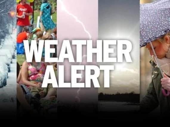 The Met Office have issued a weather warning