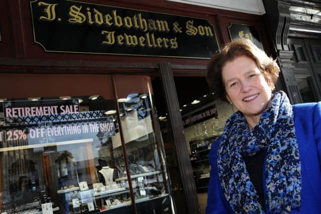 Pat Holland has been working in Sidebothams jewellers since 1985 and is now planning her retirement.