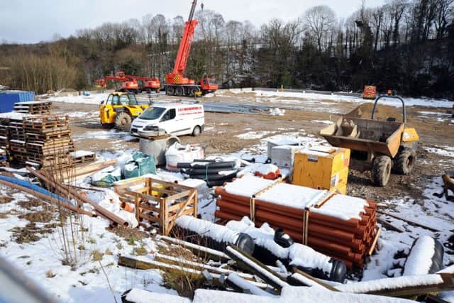 Work has started on the construction of a new massive B&M Home store in Whaley Bridge