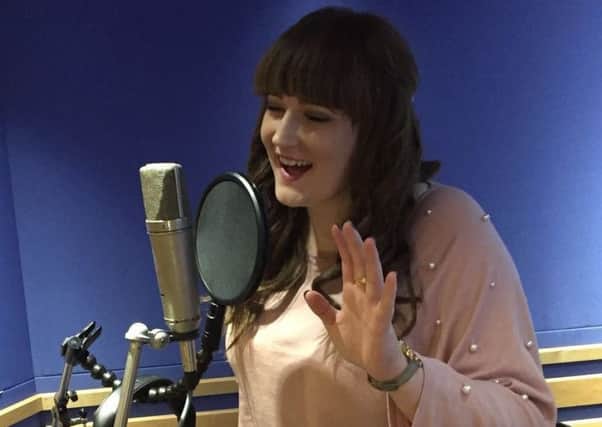 Lindsay Stead from New Mills performing at the iconic Abbey Road Studios in London