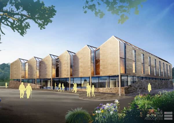 An artist impression of the proposed new Buxton healthcare hub.